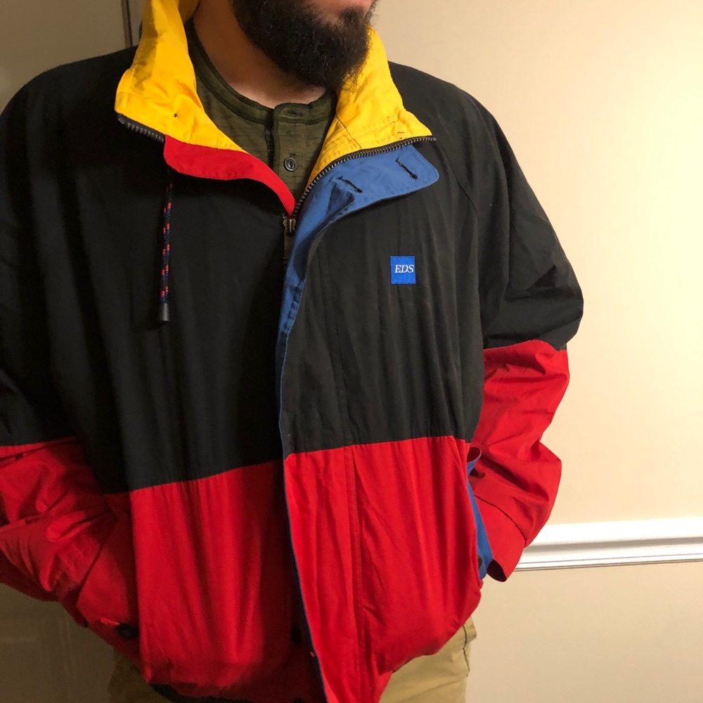 Vintage colorblock jacket - Picture 5 of 11